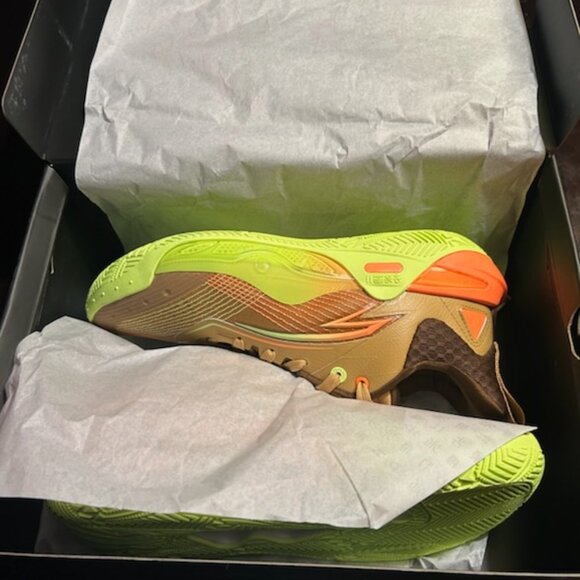 Anta Kai 1 shoes - brown and orange - Men's size 10 - Picture 5 of 5